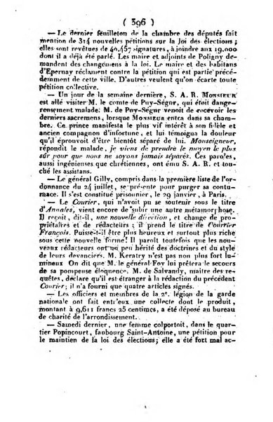 L'ami de la religion et du roi journal ecclesiastique, politique et litteraire