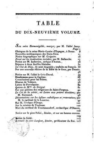 L'ami de la religion et du roi journal ecclesiastique, politique et litteraire