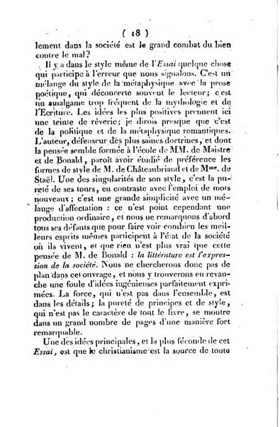 L'ami de la religion et du roi journal ecclesiastique, politique et litteraire