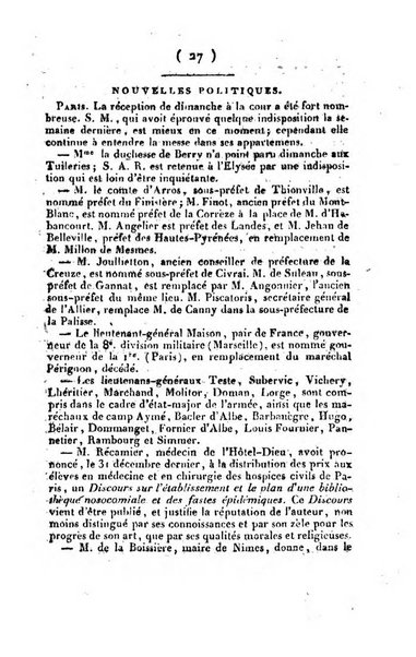 L'ami de la religion et du roi journal ecclesiastique, politique et litteraire