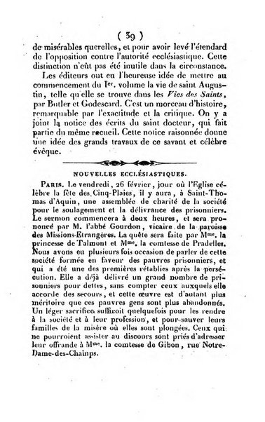 L'ami de la religion et du roi journal ecclesiastique, politique et litteraire