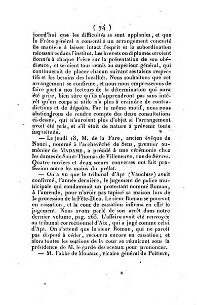 L'ami de la religion et du roi journal ecclesiastique, politique et litteraire