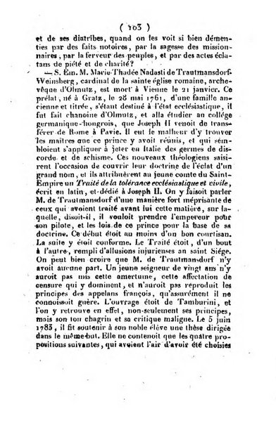 L'ami de la religion et du roi journal ecclesiastique, politique et litteraire