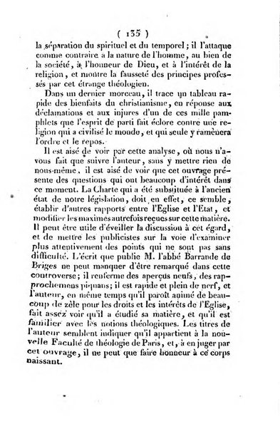 L'ami de la religion et du roi journal ecclesiastique, politique et litteraire