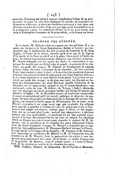 L'ami de la religion et du roi journal ecclesiastique, politique et litteraire