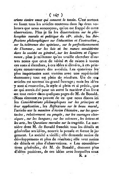 L'ami de la religion et du roi journal ecclesiastique, politique et litteraire