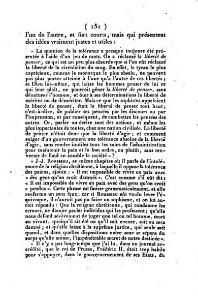 L'ami de la religion et du roi journal ecclesiastique, politique et litteraire