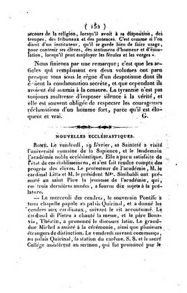 L'ami de la religion et du roi journal ecclesiastique, politique et litteraire