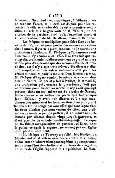 L'ami de la religion et du roi journal ecclesiastique, politique et litteraire