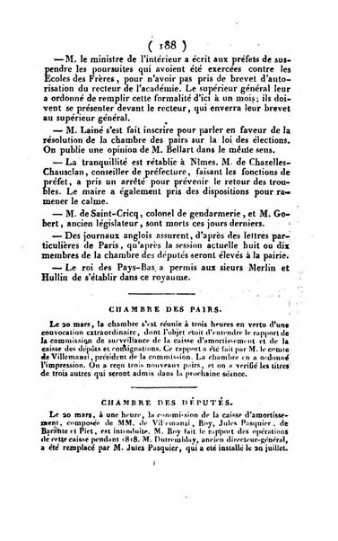 L'ami de la religion et du roi journal ecclesiastique, politique et litteraire