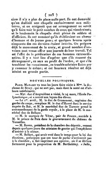 L'ami de la religion et du roi journal ecclesiastique, politique et litteraire