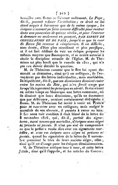 L'ami de la religion et du roi journal ecclesiastique, politique et litteraire