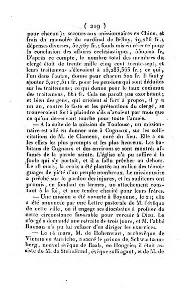 L'ami de la religion et du roi journal ecclesiastique, politique et litteraire