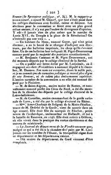 L'ami de la religion et du roi journal ecclesiastique, politique et litteraire