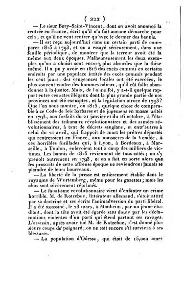 L'ami de la religion et du roi journal ecclesiastique, politique et litteraire