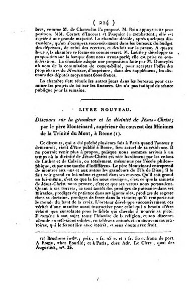 L'ami de la religion et du roi journal ecclesiastique, politique et litteraire