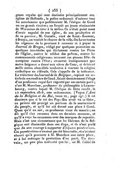 L'ami de la religion et du roi journal ecclesiastique, politique et litteraire