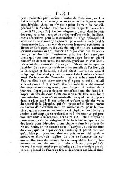 L'ami de la religion et du roi journal ecclesiastique, politique et litteraire