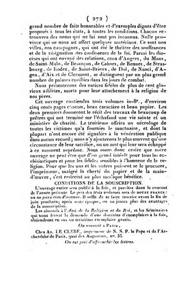 L'ami de la religion et du roi journal ecclesiastique, politique et litteraire