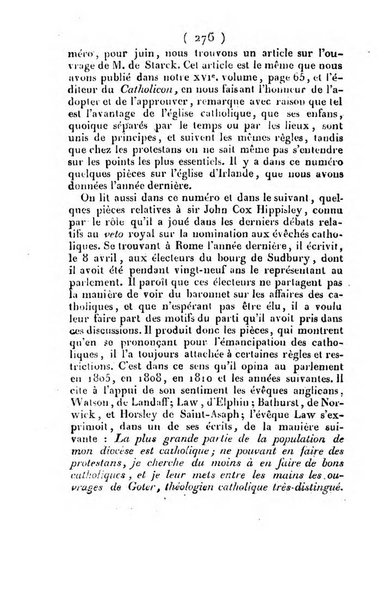 L'ami de la religion et du roi journal ecclesiastique, politique et litteraire