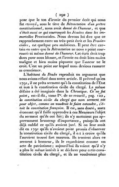 L'ami de la religion et du roi journal ecclesiastique, politique et litteraire