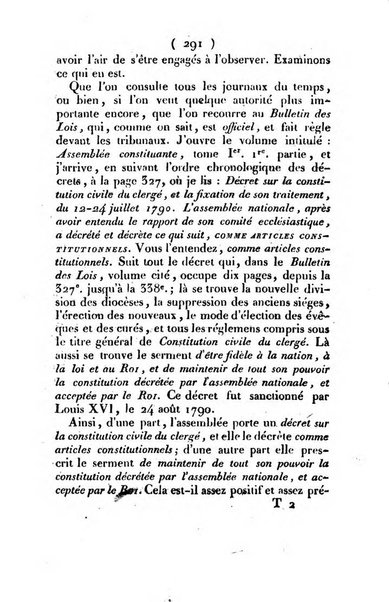 L'ami de la religion et du roi journal ecclesiastique, politique et litteraire