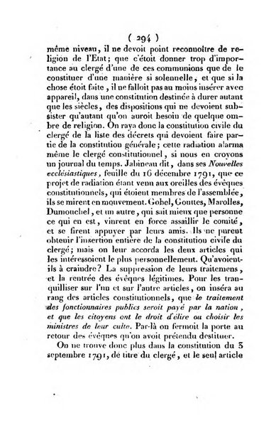 L'ami de la religion et du roi journal ecclesiastique, politique et litteraire