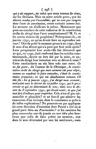 L'ami de la religion et du roi journal ecclesiastique, politique et litteraire