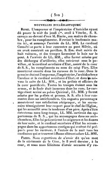 L'ami de la religion et du roi journal ecclesiastique, politique et litteraire