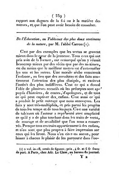 L'ami de la religion et du roi journal ecclesiastique, politique et litteraire