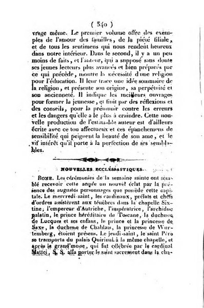 L'ami de la religion et du roi journal ecclesiastique, politique et litteraire