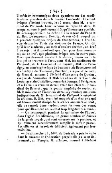 L'ami de la religion et du roi journal ecclesiastique, politique et litteraire