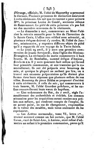 L'ami de la religion et du roi journal ecclesiastique, politique et litteraire