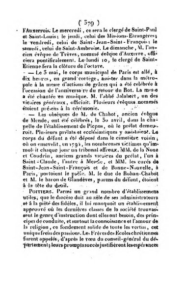 L'ami de la religion et du roi journal ecclesiastique, politique et litteraire