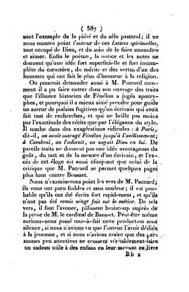 L'ami de la religion et du roi journal ecclesiastique, politique et litteraire