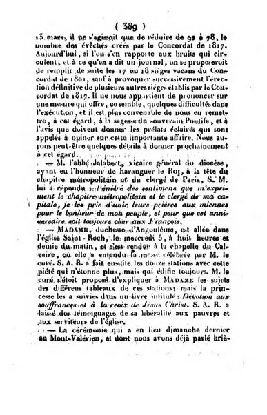 L'ami de la religion et du roi journal ecclesiastique, politique et litteraire