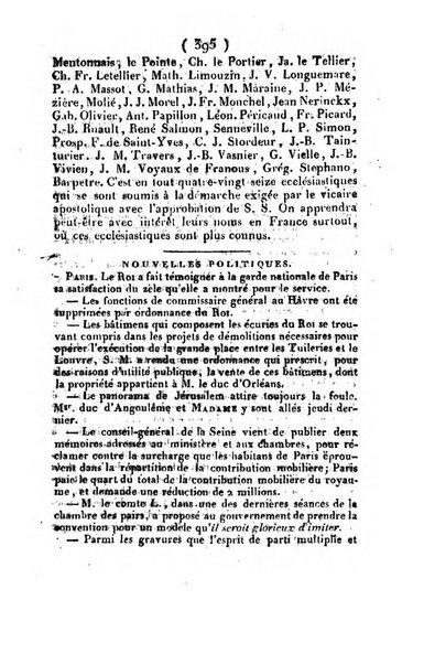 L'ami de la religion et du roi journal ecclesiastique, politique et litteraire