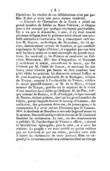 L'ami de la religion et du roi journal ecclesiastique, politique et litteraire