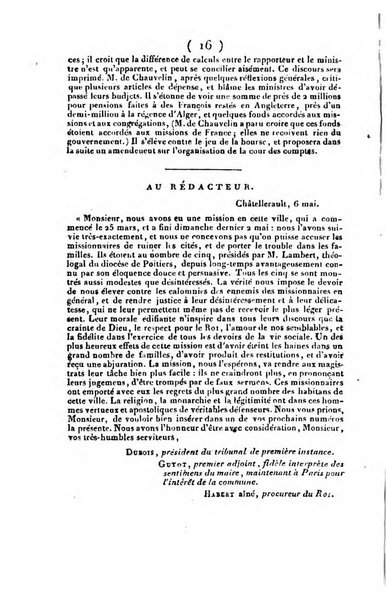 L'ami de la religion et du roi journal ecclesiastique, politique et litteraire