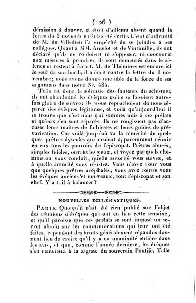 L'ami de la religion et du roi journal ecclesiastique, politique et litteraire