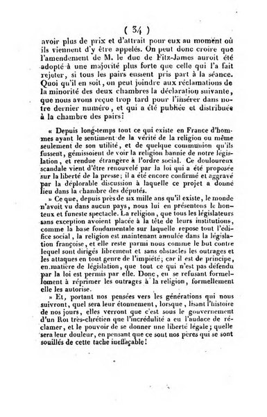 L'ami de la religion et du roi journal ecclesiastique, politique et litteraire