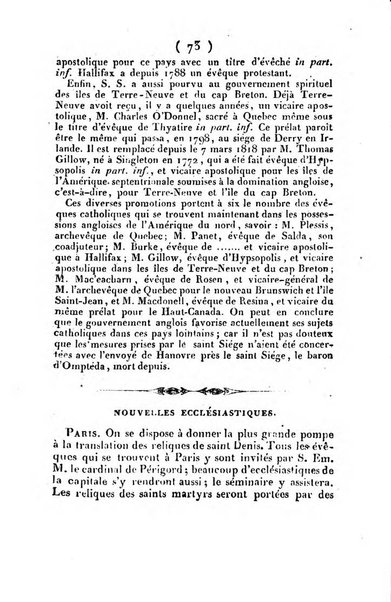 L'ami de la religion et du roi journal ecclesiastique, politique et litteraire