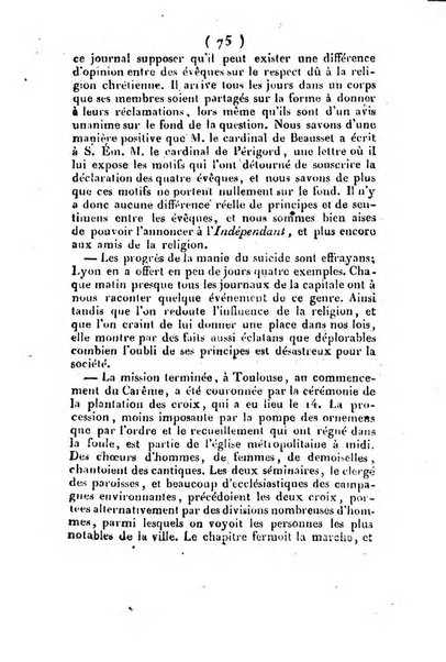 L'ami de la religion et du roi journal ecclesiastique, politique et litteraire