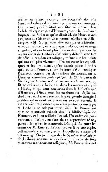 L'ami de la religion et du roi journal ecclesiastique, politique et litteraire