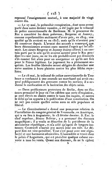 L'ami de la religion et du roi journal ecclesiastique, politique et litteraire