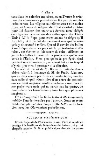 L'ami de la religion et du roi journal ecclesiastique, politique et litteraire