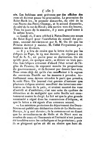 L'ami de la religion et du roi journal ecclesiastique, politique et litteraire