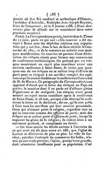 L'ami de la religion et du roi journal ecclesiastique, politique et litteraire