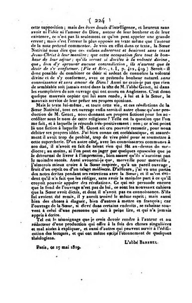 L'ami de la religion et du roi journal ecclesiastique, politique et litteraire