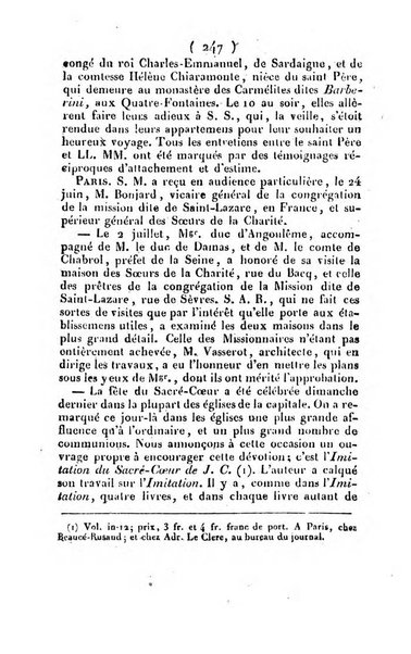 L'ami de la religion et du roi journal ecclesiastique, politique et litteraire